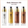 Body Highlighter Oil in Pearl White, Instant Cooler Pearlescent, Brightening