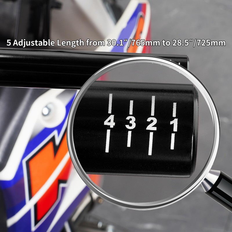 Handlebars 7/8 Inch for Motorcycle,RUTU Upgraded Universal Dirt Bike Handle