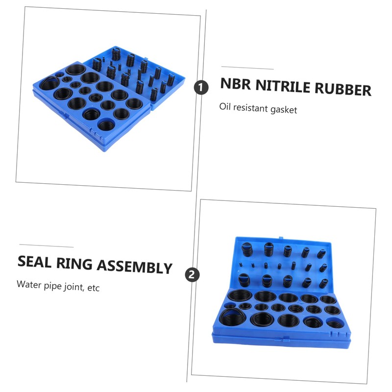 ULTECHNOVO Rubber Grommet Kit 419pcs Ring Assortment Automotive Care Metric