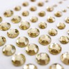 082 Rhinestone Sticker (Decal) Jewelry Type 4-9mm [Gold]