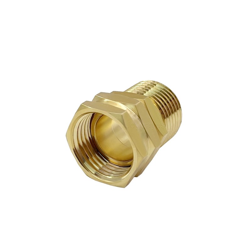 Joywayus Brass Garden Hose Shut Off Valve Full Flow, 3/4"GHT