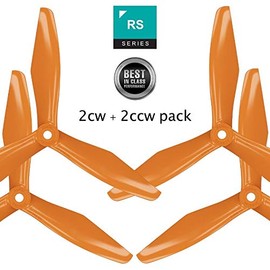 MA RS Series 6x4.5 FPV Racer 3 Pillas Set of 4 (Orange)