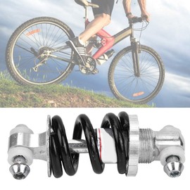 Tyenaza Bicycle Shock Absorber, Rear Shock Absorber, Rear Shock Absorber, Stainless Steel Bicycle Rear Suspension, Riding Spring Shock Absorber for Bike, for Mountain Bikes (100 mm 650 lbs)