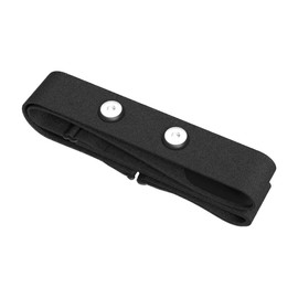 ANCLLO Heart Rate Monitor Chest Strap Replacement Adjustable Soft Replacement Chest Strap Compatible With Polar H10 Polar H9 Polar H7 (Black)