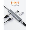 USB C Hub,CableCreation Adapter USB C Dongle for MacBook Pro,5