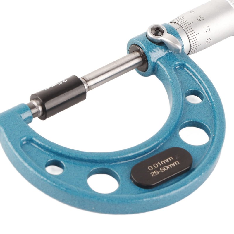 Micrometer Gauge, External Micrometer 0.01 mm with Wrench. Thickness Micrometer