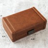 Travel Case for 8 Cigars, brown, Travel