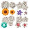 Sijiangmold - Moldes de silicona para flores de crisantemo, margaritas,