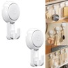 Boxonly Thin Hooks – Double Suction Cup Hooks, Heavy-Duty Towel