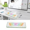 61 Keys Mechanical Keyboard RGB Backlight Colorful Keycaps Mini Wired