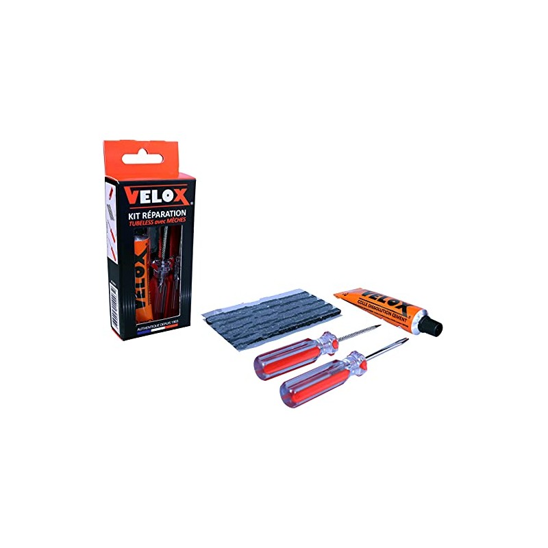 Velox Cycling Tubeless Puncture Repair Kit with Plugs