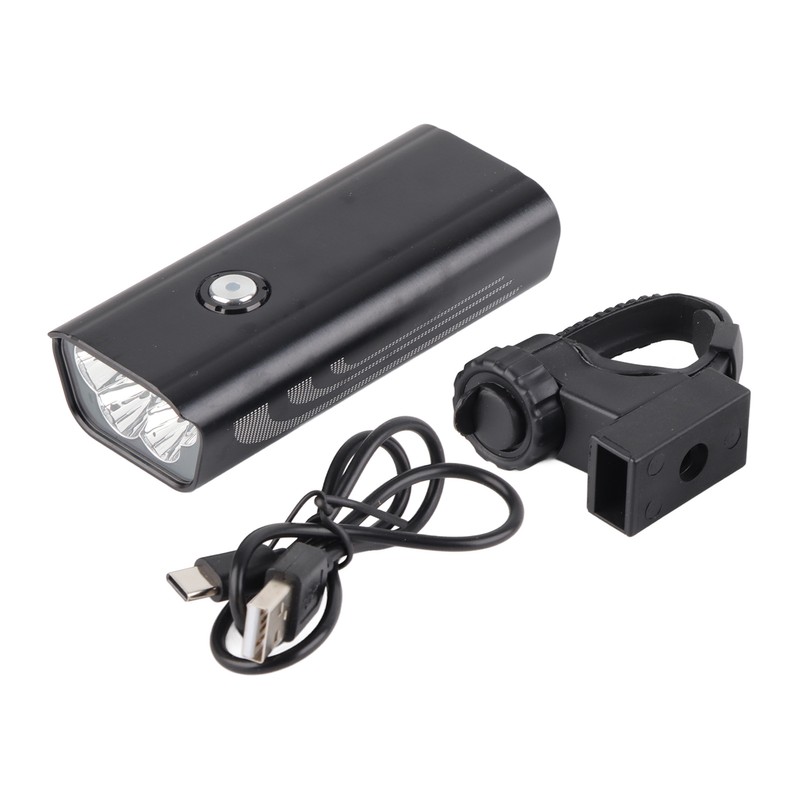 Bike Headlight 6000lm 6 Modes IPX6 Waterproof USB Charging 5