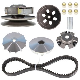 Kart Clutch Kit and Variator Kit and 842 Belt Replacement for GY6 150cc 4-Stroke Engine Go Kart Scooter ATV