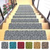 Stair Treads Ultra-Thin with Non Slip Rubber Backing 9”x26”, Gray