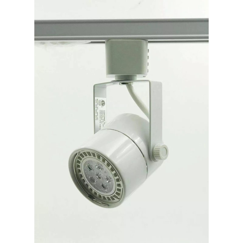 ECO Lighitng 120V Track Lighting Head,120V ,MR16,GU10 Socket White Finish