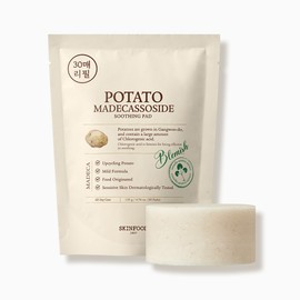 skin food [Skinfood] Potato Madecassoside Soothing Pads 30 Refills 135g_Potato Pads / [스킨푸드] 포테이토 마데카소사이드 수딩 패드 30매 리필 135g_감자패드