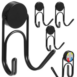 Buelkmag Magnetic Hook with Magnet, 304 Stainless Steel, Rustproof, Vertical Load Capacity: 39.7 lbs (18 kg), Horizontal Load Capacity: 6.6 lbs (3 kg), Corrosion Resistant, For Kitchens, Offices,