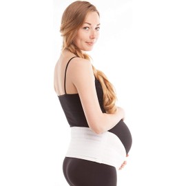 GABRIALLA Cotton Lined Pregnancy Support Belt - Soft and Breathable Pregnancy Belt for Back, Pelvic, Hip Pain, SPD, & PGP - Adjustable Maternity Support Belt - Pregnancy Gift for Expecting Mum