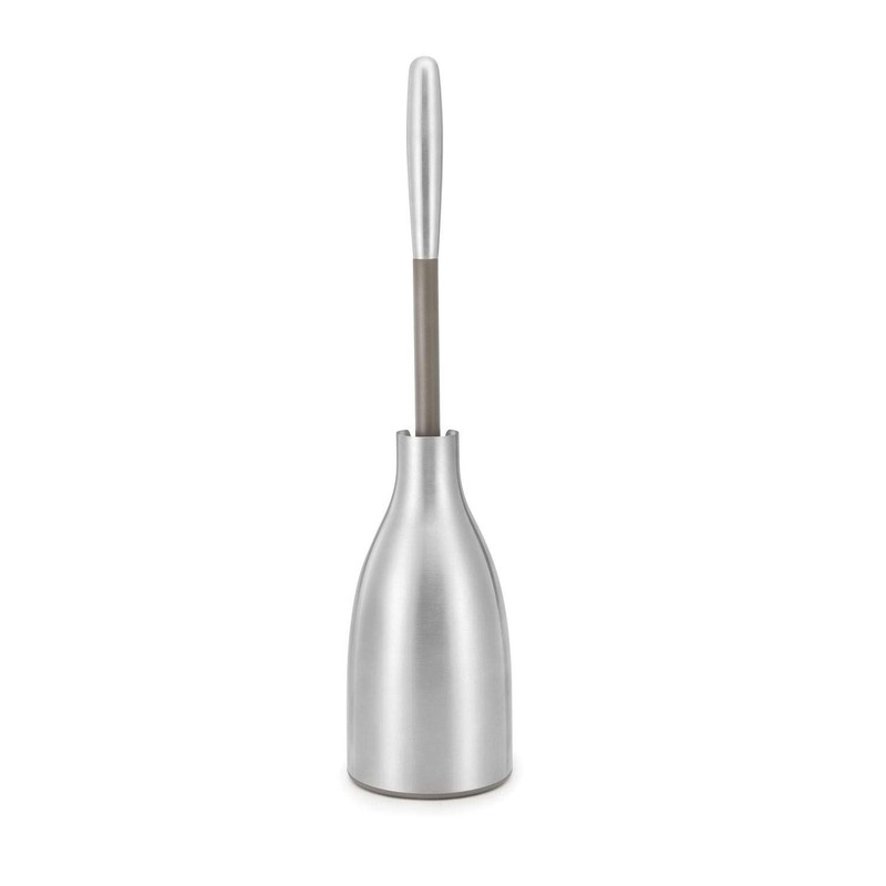 Polder Toilet Bowl Cleaner Scrubber Brush & Holder Caddy Set,