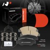 A-Premium Front Ceramic Disc Brake Pads Set Compatible with Honda