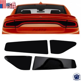 Replacement Parts For 2015-2022 For Dodge CHARGER SMOKE TAIL LIGHT PRECUT TINT COVER SMOKED OVERLAYS Mod-GS95-2527