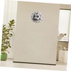 WOONEKY Silent Non Ticking Soccer Wall Clock Modern Decorative Analog