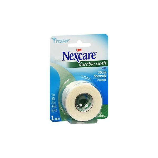 Nexcare Durable Cloth Tape 1" X 10 Yards - Each, Pack of 2