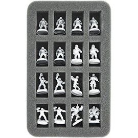 Feldherr HS035BB01 35 mm Half-Size Schaumstoff kompatibel mit 16 Blood Bowl Miniaturen