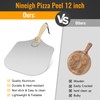 Pizza 7PCS Pizza Peel Pizza Pan Set, 12" x 14"