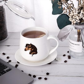 Horse Stickers 50 Pieces Cute Decoration for Car Laptop Skateboard Bicycle Moped Motorcycle Bicycle Computer Horse Sticker Set, Suitable for Adults Children