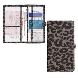 Kewucn Car Registration and Insurance Holder, Leather Auto Glove Box Organizer, Vehicle Compartment Accessories Case for Cards, Driver License & Essential Documents