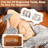 DROSOKING Wood Carving Kit, Deluxe Wood Carving Tools with PU