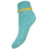 Joya Luxurious Cuff Bed Wool Blend Socks UK 4-7 EU
