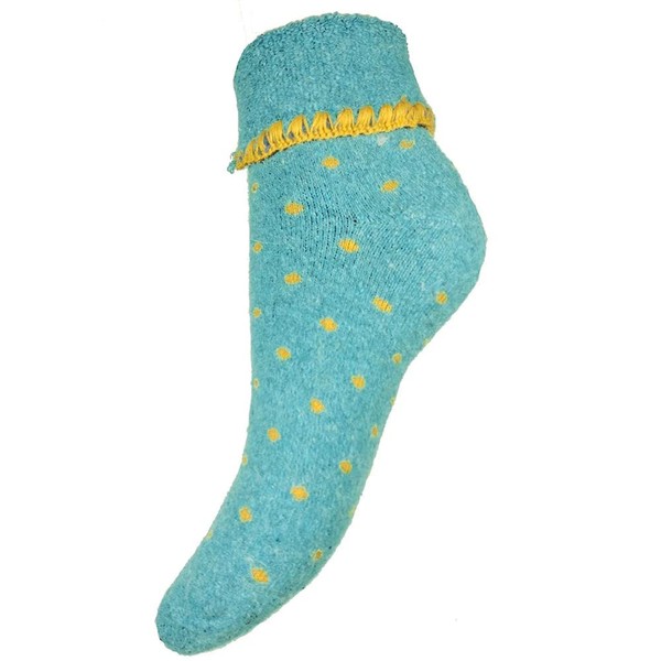 Joya Luxurious Cuff Bed Wool Blend Socks UK 4-7 EU