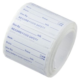 AllGIFT Food Labels 1 Roll 500 Stickers Self-Adhesive Removable Label Dissolvable Labels