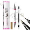 Eyebrow Pencil, Waterproof 2-in-1 Dual-Ended 3D Microblading Eyebrow Pencil with