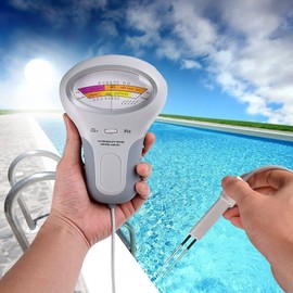 Chlormessgerät PH Messgerät Aquacheck Messer Meter für Pool, Spa, Schwimmbad PH102 Chlor CL1