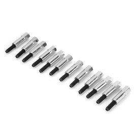 12 Pcs Chrome Valve Cover Bolt Set Fits for Ford 260 289 302 351W Engines
