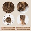 CJL HAIR Messy Bun Hair Piece Curly Hair Bun Extensions