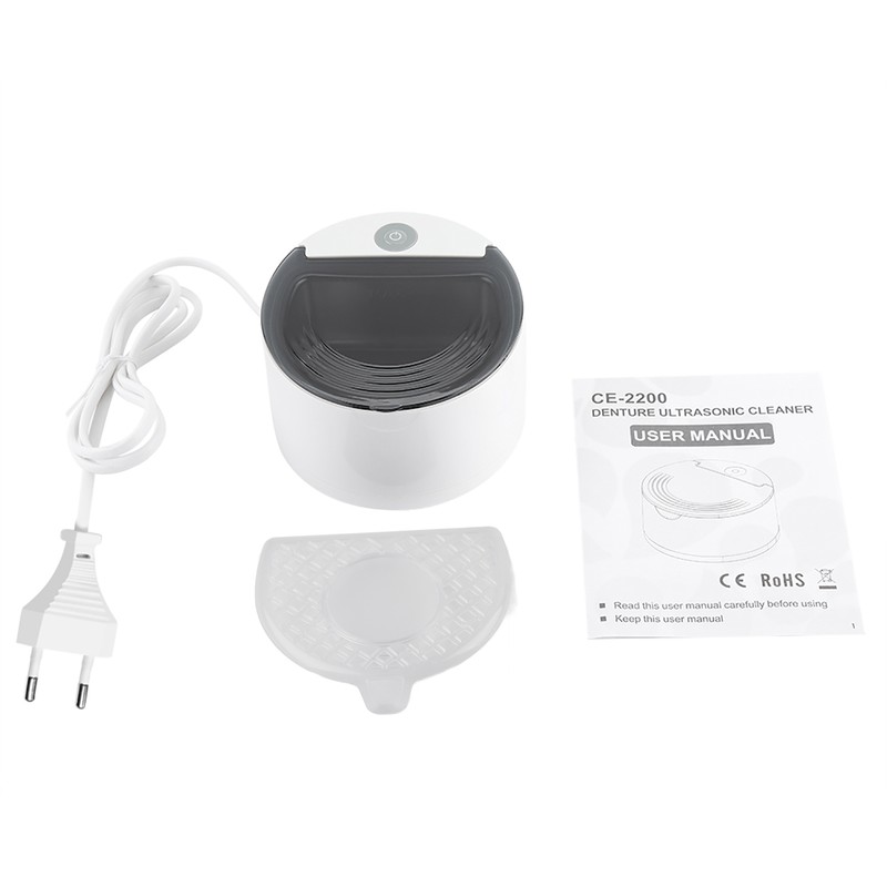 Ultrasonic Denture Cleaner Retainer Mouth Guard Cleaning Machine