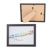 Photo Frame Black Decorative Rugged Multifunctional Sea Glass Birds Picture