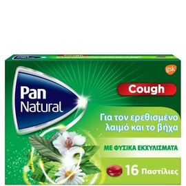 Pan Natural for Soothing Cough & Irritated Throat, 16 Lozenges