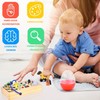 Montessori Busy Board Lichtschalter Holzspielzeug ab 1 Jahr, Elektronisches Baby