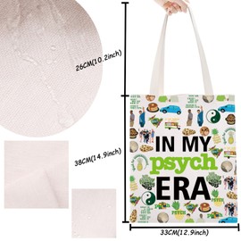 TSOTMO TV Show Merch Gift Detective Gifts Shawn Spencer Psych Tote Bag for TV Fans Comedy Sitcom Pineapple Gift (PSY ERA)