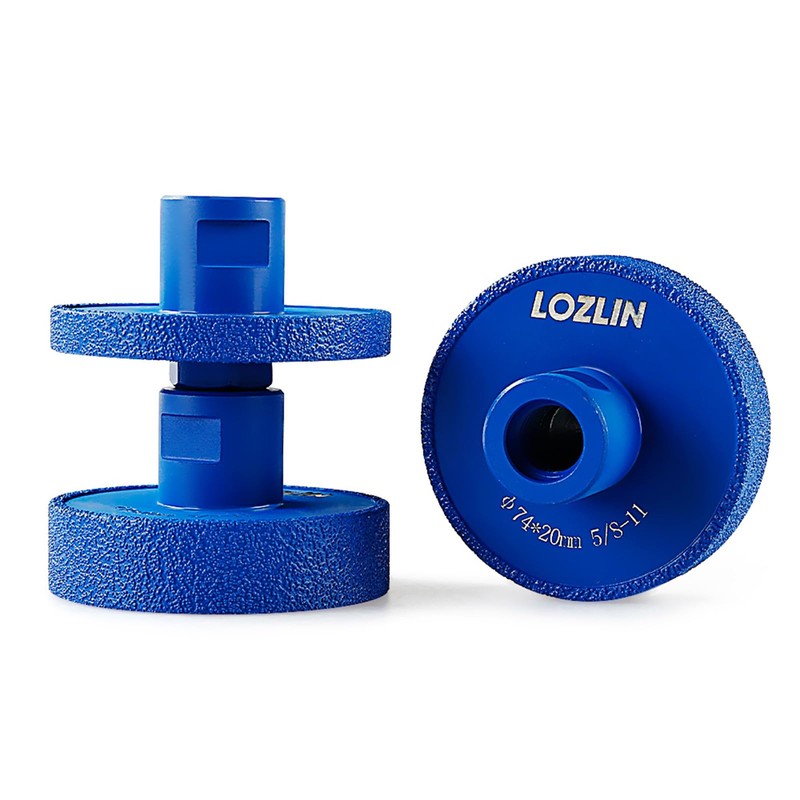 LOZLIN 10mm Diamond Grooving Wheel for Angle Grinder 5/8-11 -