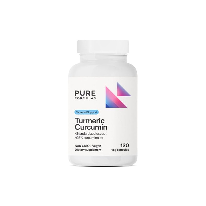 PureFormulas Turmeric Curcumin - 120 VCaps