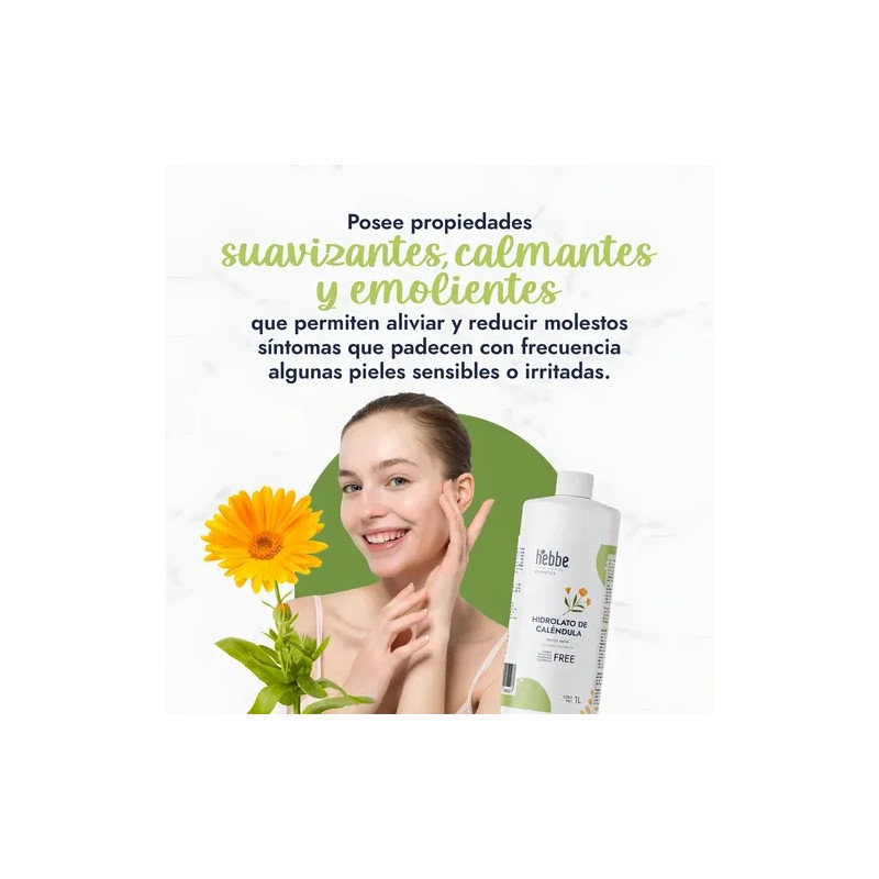 Hidrolato de caléndula puro tónico facial todo tipo de piel