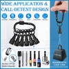 Threlaco 14 Pcs Upgraded Drill Bit Holder Keychains 1/4 Inch