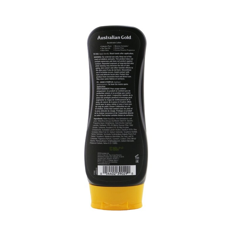 오스트레일리안골드 다크 태닝 엑셀러레이터 로션 237ml/8oz Dark Tanning Accelerator Lotion