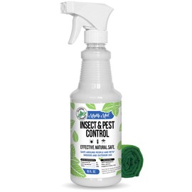 Mighty Mint Peppermint Oil Insect Repellent Spray – Natural Indoor & Outdoor Bug Control for Spiders, Ants, Roaches, and More – Plant-Based, Extra-Strong Formula - 16 oz